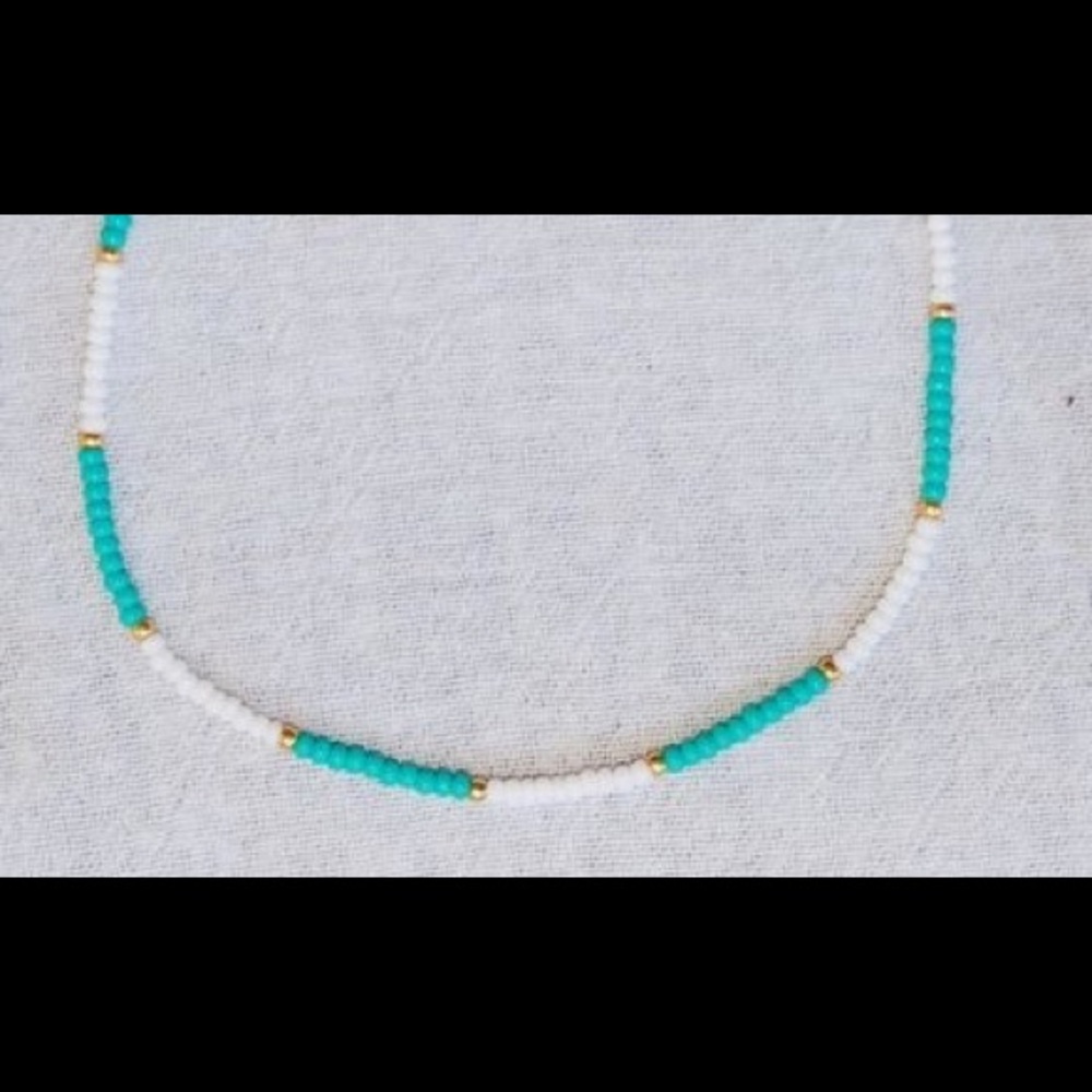 seed bead VSCO choker necklace